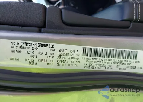 2015 Jeep Grand Cherokee Limited из США, поврежденный, VIN 1C4RJFBG9FC692798